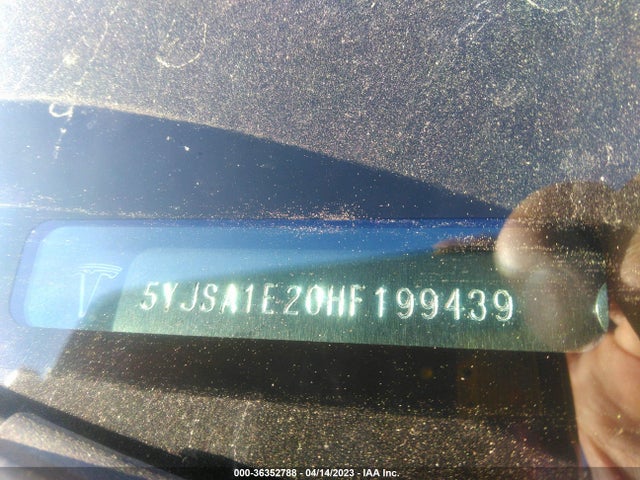 Tesla Model S 100d/90d/75d/60d/p100d 2017 5YJSA1E20HF199439 Image 9