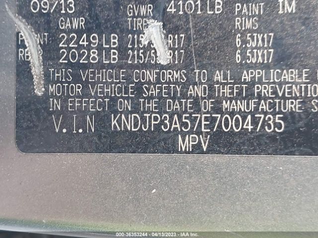 KNDJP3A57E7004735 KIA SOUL +
