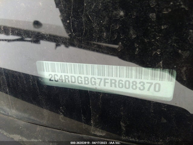 Dodge Grand Caravan Se 2015 2C4RDGBG7FR608370 Image 9