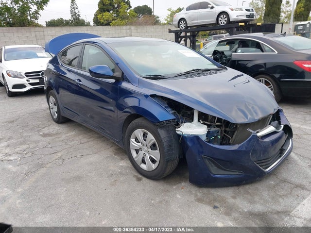 2016 HYUNDAI ELANTRA SE VIN: 5NPDH4AE4GH742278