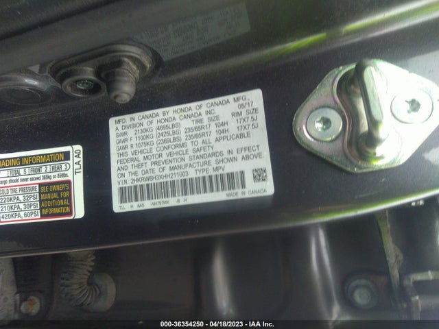 Honda CR-V LX 2017 2HKRW6H3XHH211003 Image 9