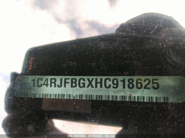 1C4RJFBGXHC918625 Jeep Grand Cherokee Limited