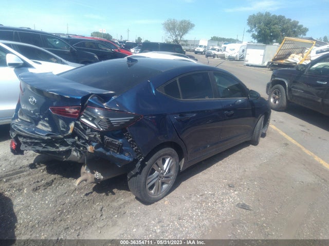 2019 HYUNDAI ELANTRA SEL VIN: 5NPD84LF9KH447918