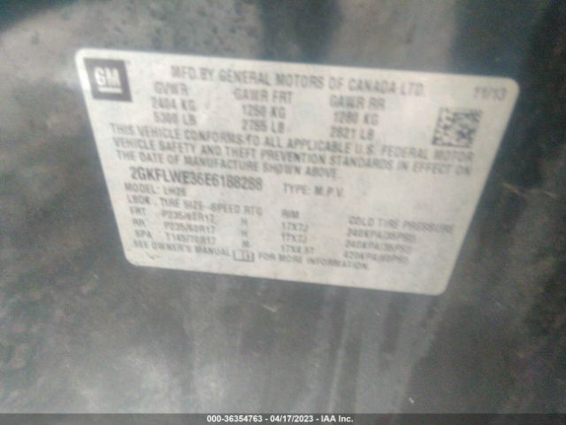 2GKFLWE36E6188288 GMC Terrain Sle