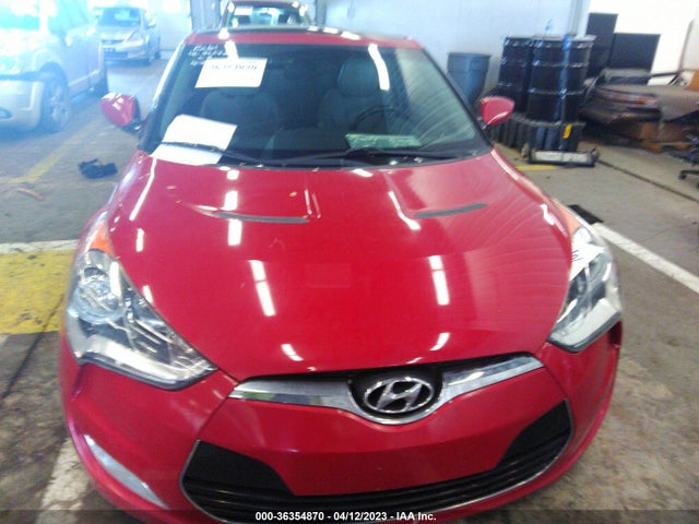 2013 HYUNDAI VELOSTER W/GRAY INT VIN: KMHTC6AD4DU093494