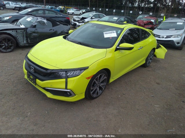 2019 HONDA CIVIC COUPE TOURING VIN: 2HGFC3B9XKH351478