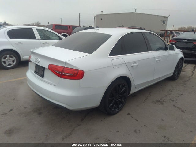 2013 AUDI A4 PREMIUM PLUS VIN: WAUFFAFL1DN012986