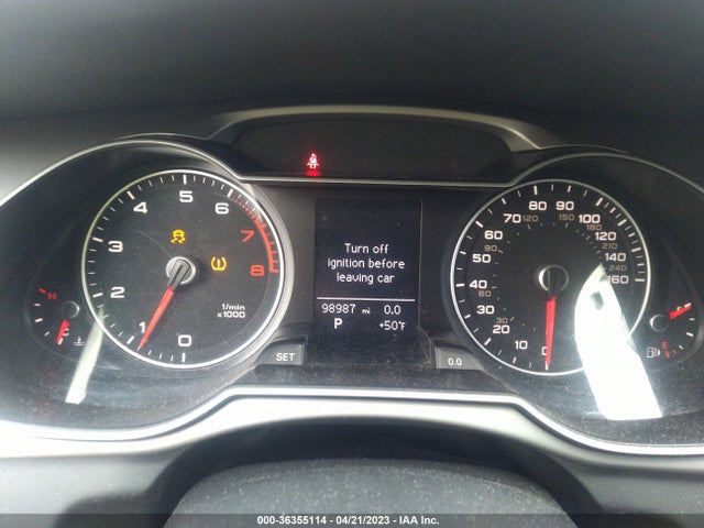 2013 AUDI A4 PREMIUM PLUS VIN: WAUFFAFL1DN012986