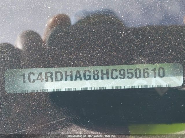 1C4RDHAG8HC950610 Dodge Durango Sxt