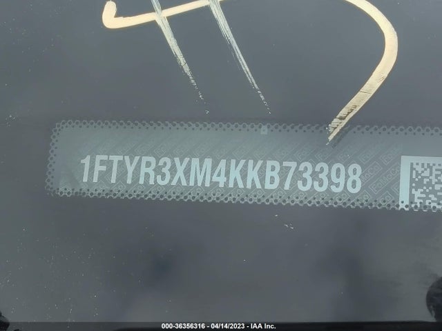 Ford TRANSIT VAN 2019 1FTYR3XM4KKB73398 Image 10