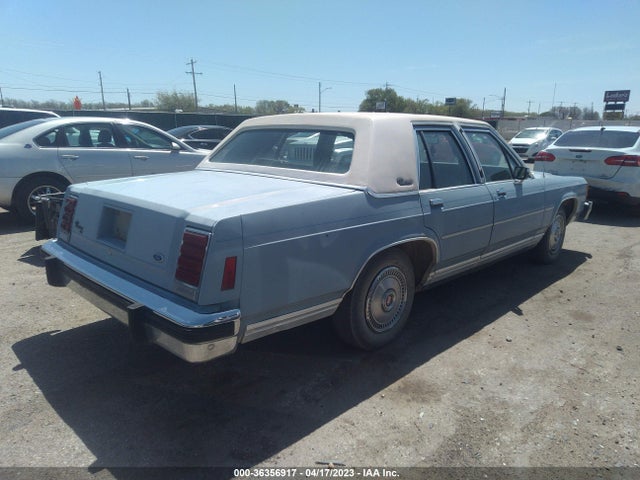 1986 FORD LTD CROWN VICTORIA VIN: 2FABP43F2GX115714