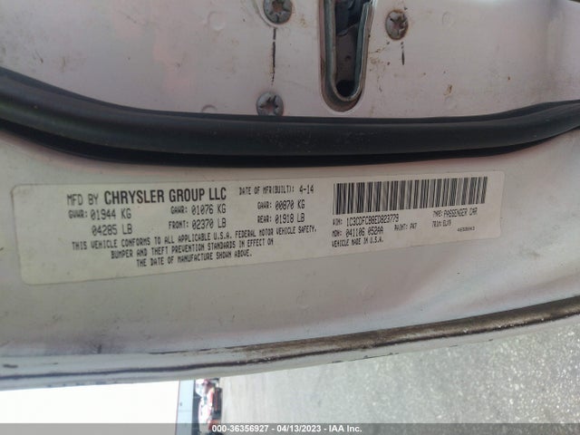 Dodge Dart Limited 2014 1C3CDFCB8ED823779 Image 9