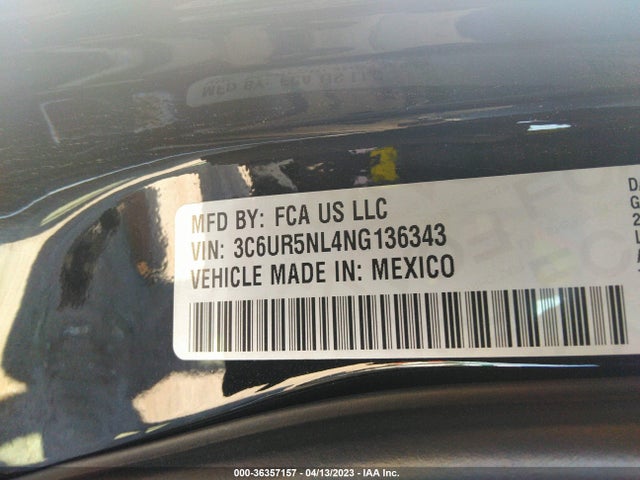 3C6UR5NL4NG136343 RAM 2500 Laramie
