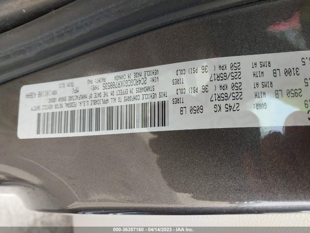 Dodge Grand Caravan Sxt 2019 2C4RDGCG1KR788535 Image 9