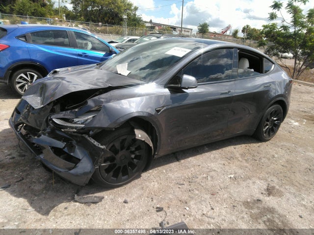 2021 TESLA MODEL Y LONG RANGE VIN: 5YJYGAEE7MF134682