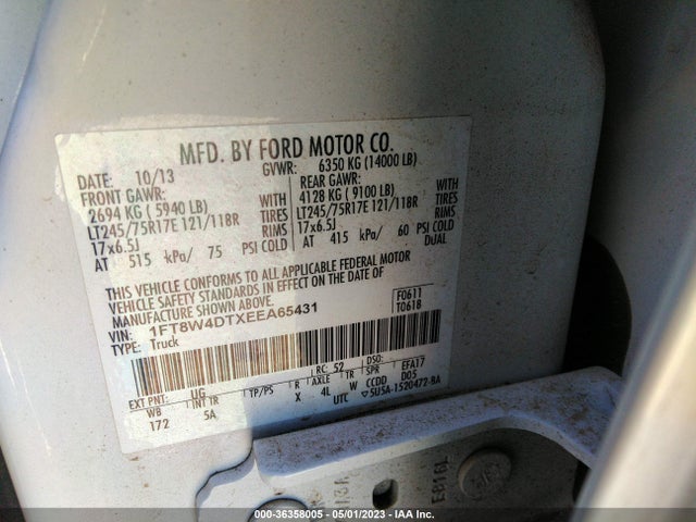 2014 Ford F-450, VIN: 1FT8W4DTXEEA65431