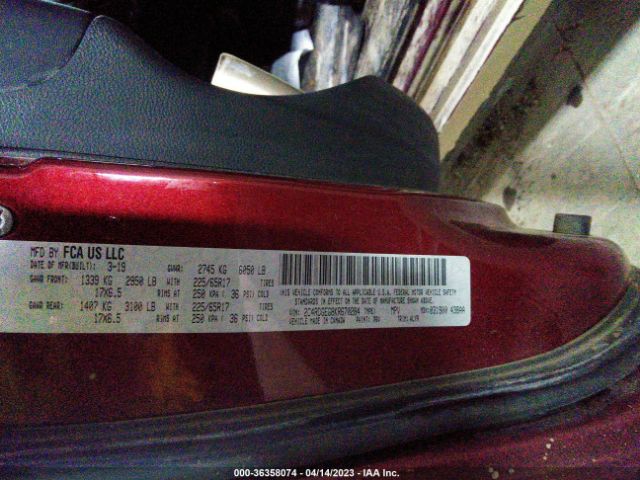 2C4RDGEG8KR670284 Dodge Grand Caravan Gt