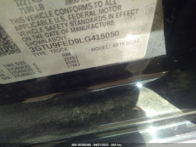 3GTU9FED9LG415050 GMC Sierra 1500 Denali