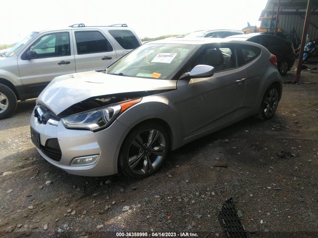 2012 HYUNDAI VELOSTER W/GRAY INT VIN: KMHTC6AD8CU066846
