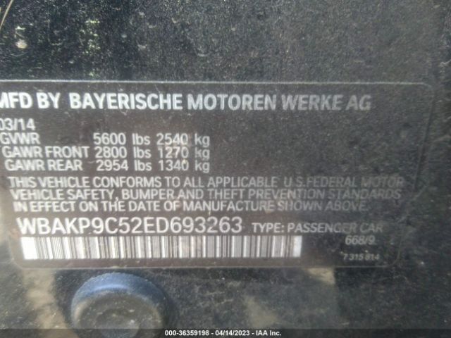 WBAKP9C52ED693263 BMW 5 Series 550i Xdrive