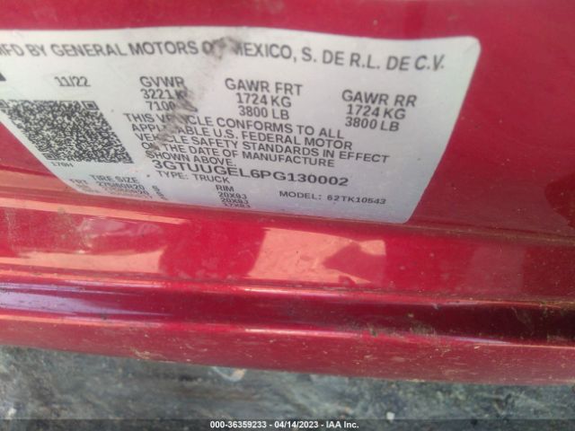 3GTUUGEL6PG130002 GMC Sierra 1500 Denali