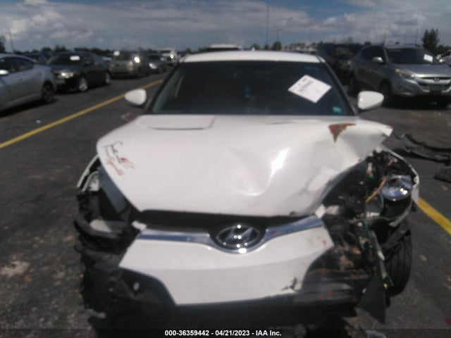 2013 HYUNDAI VELOSTER W/GRAY INT VIN: KMHTC6AD8DU101421