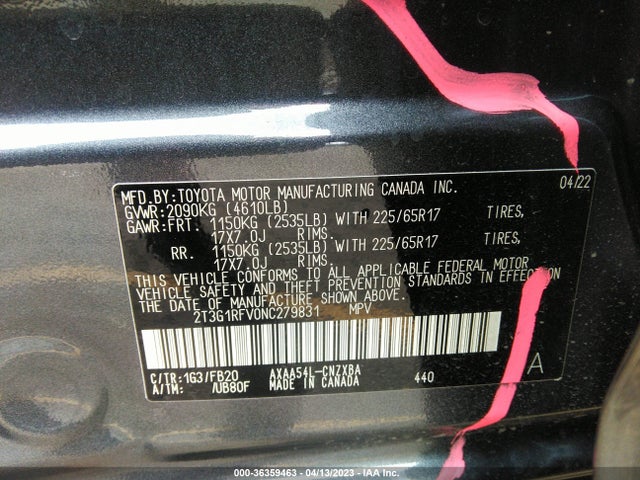 Toyota RAV4 LE 2022 2T3G1RFV0NC279831 Image 10