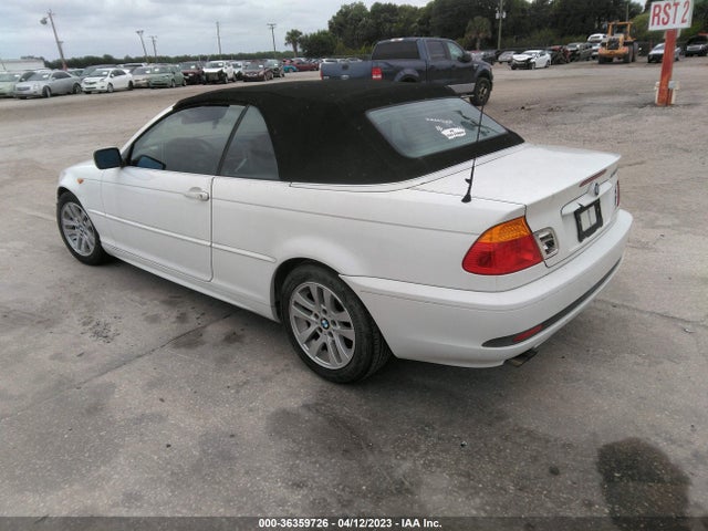 2004 BMW 3 SERIES 325CI VIN: WBABW334X4PL28544