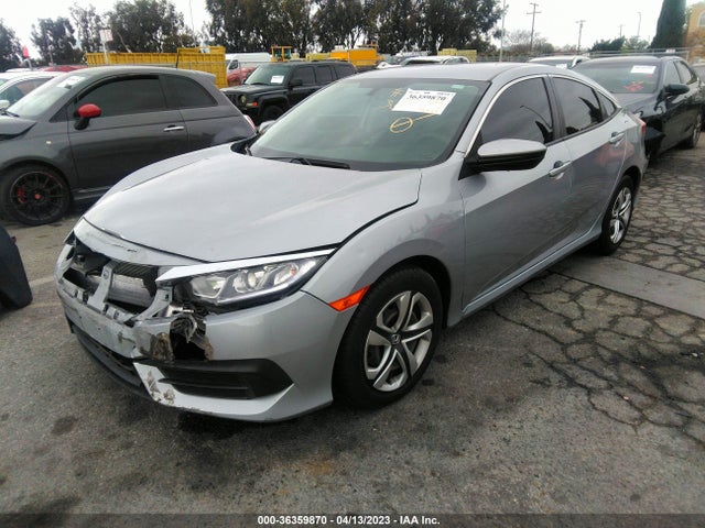 Honda Civic Sedan Lx 2018 2HGFC2F52JH519596 Image 2