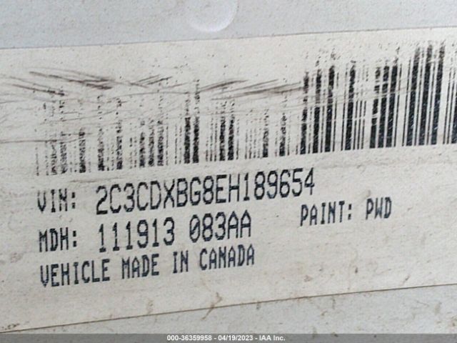 2C3CDXBG8EH189654 Dodge Charger Se