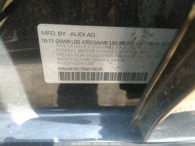 WAUAFAFL7EN016035 Audi A4 PREMIUM
