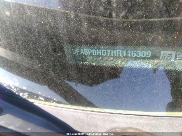 Ford FUSION SE 2017 3FA6P0HD7HR116309 Image 9