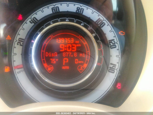 2012 FIAT 500 POP VIN: 3C3CFFDR3CT120815