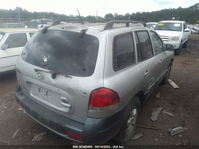 2005 HYUNDAI SANTA FE GLS VIN: KM8SC73D65U956912