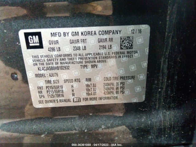 KL4CJASB8HB102932 Buick Encore Preferred