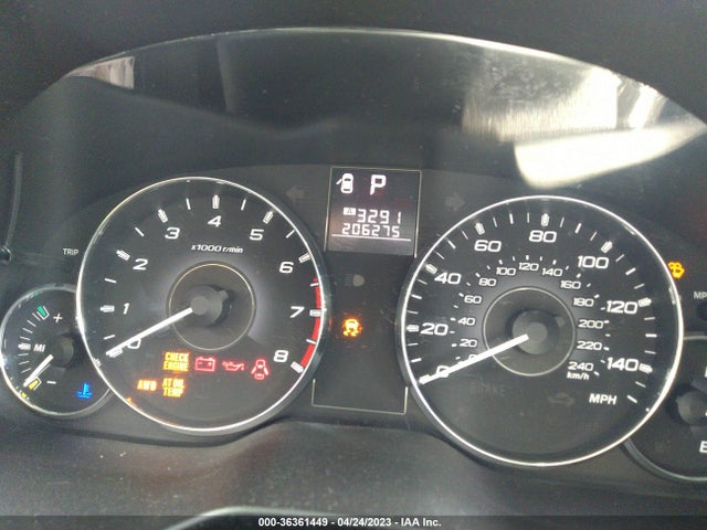 2011 SUBARU OUTBACK 2.5I PREM AWP VIN: 4S4BRBCC7B3338671