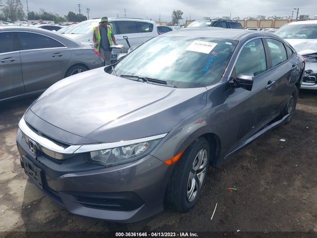 Honda Civic Sedan Lx 2018 2HGFC2F51JH584567 Image 2