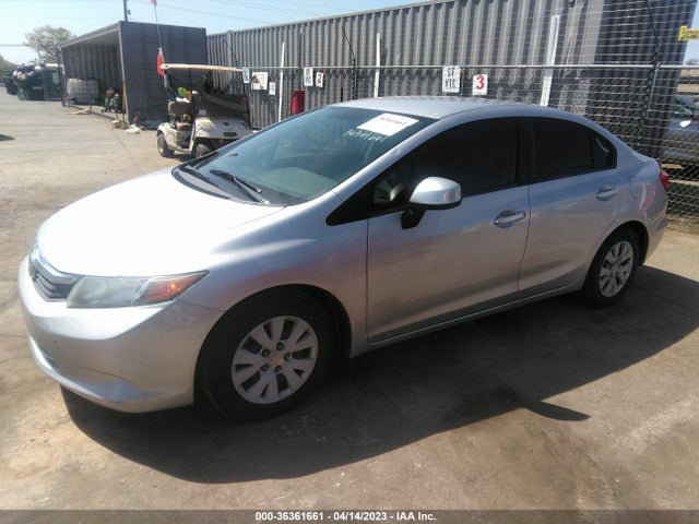 2012 HONDA CIVIC SDN LX VIN: 19XFB2F53CE339270