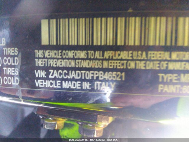 ZACCJADT0FPB46521 Jeep Renegade Limited