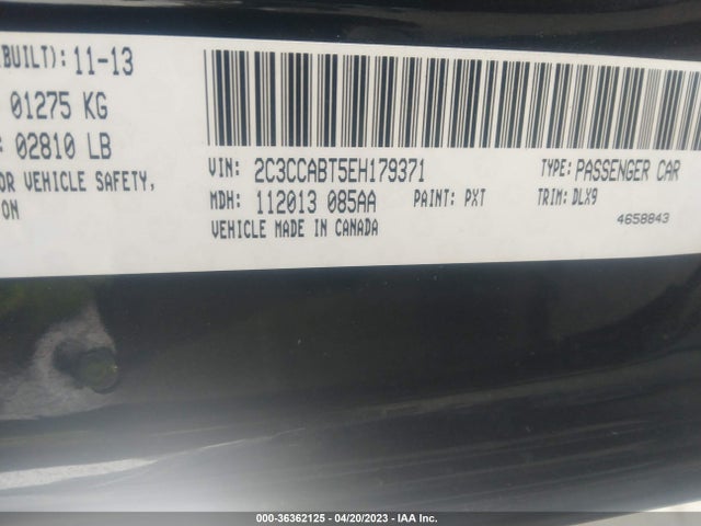 Chrysler 300 300s 2014 2C3CCABT5EH179371 Image 9