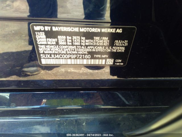 5UXJU4C00P9P72160 BMW X5 M50i