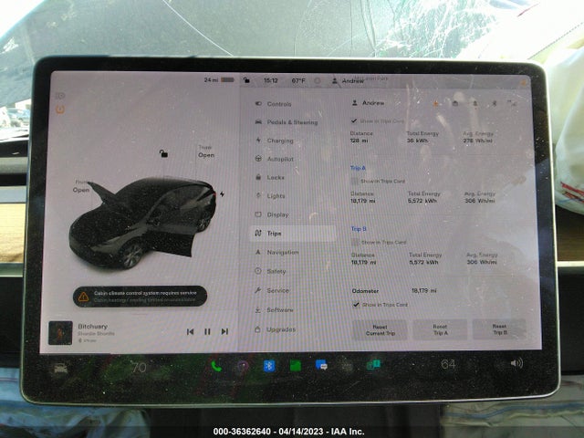 Tesla Model Y Long Range 2022 7SAYGAEE2NF316178 Image 7