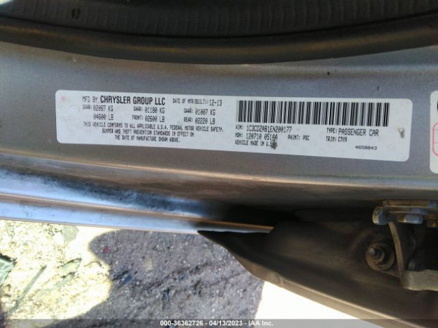 1C3CDZAB1EN200177 Dodge AVENGER SE
