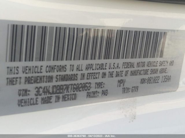 3C4NJDBB7KT602053 Jeep Compass Latitude