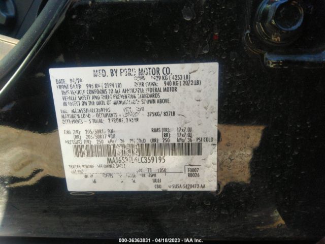 MAJ6S3JL4LC359195 Ford Ecosport Ses
