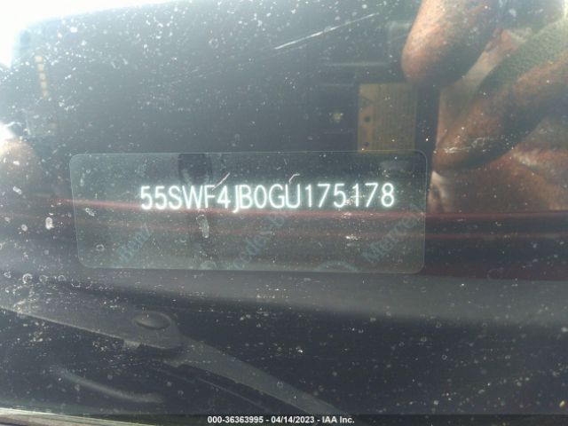 55SWF4JB0GU175178 Mercedes-Benz C-class C 300