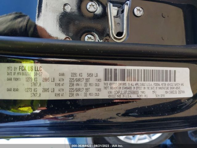 1C4PJLLB7JD568833 Jeep Cherokee Latitude Plus