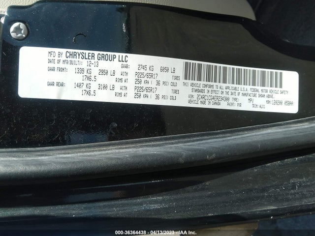 2C4RC1CG4ER234300 Chrysler Town & Country Touring-l