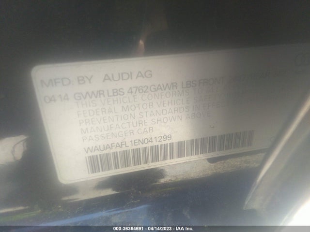 WAUAFAFL1EN041299 Audi A4 PREMIUM