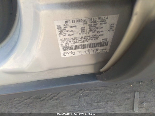 2002 FORD ESCAPE XLT VIN: 1FMYU03182KB55068